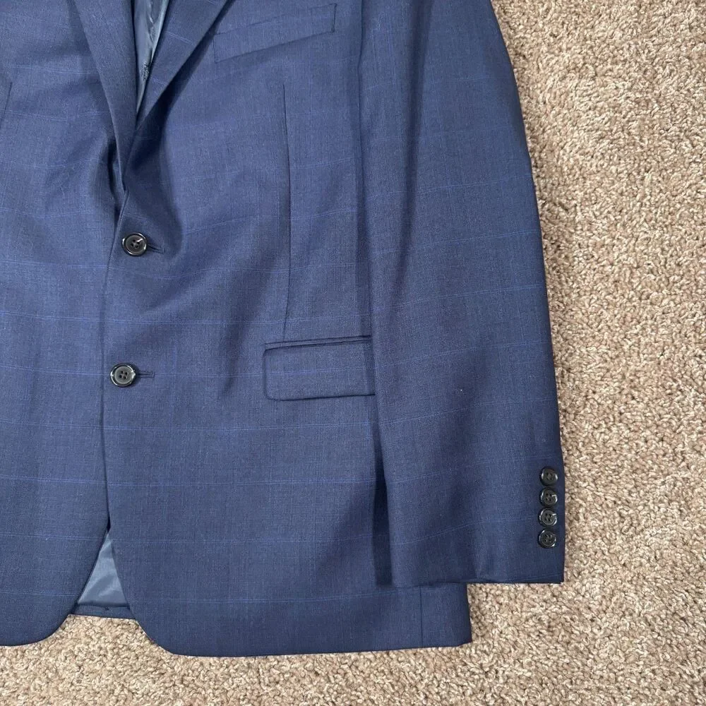 Lauren Ralph Lauren Blazer Men 42 R Blue Wool Blend Blazer